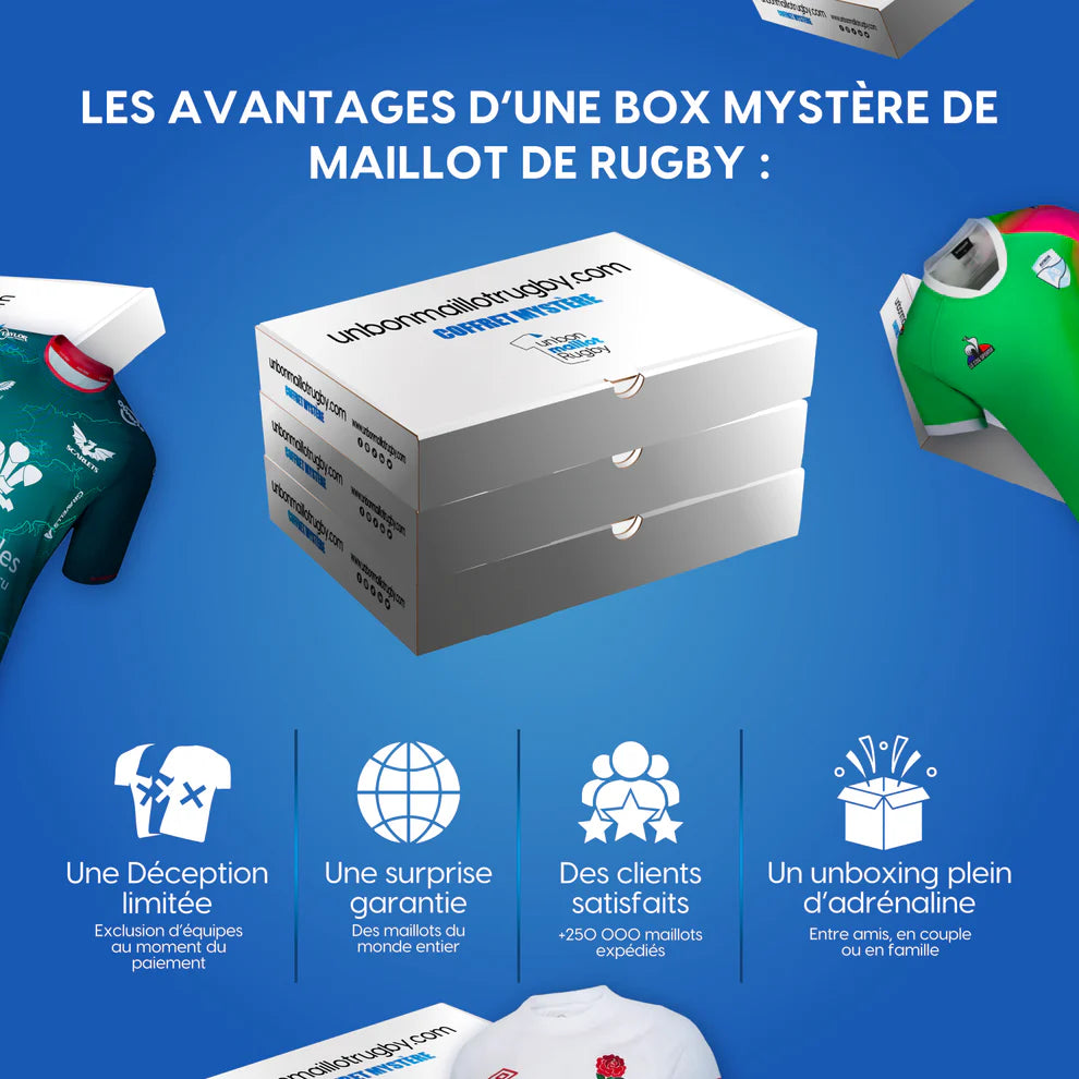 La box maglia misteriosa rugby - Bambino 🏉